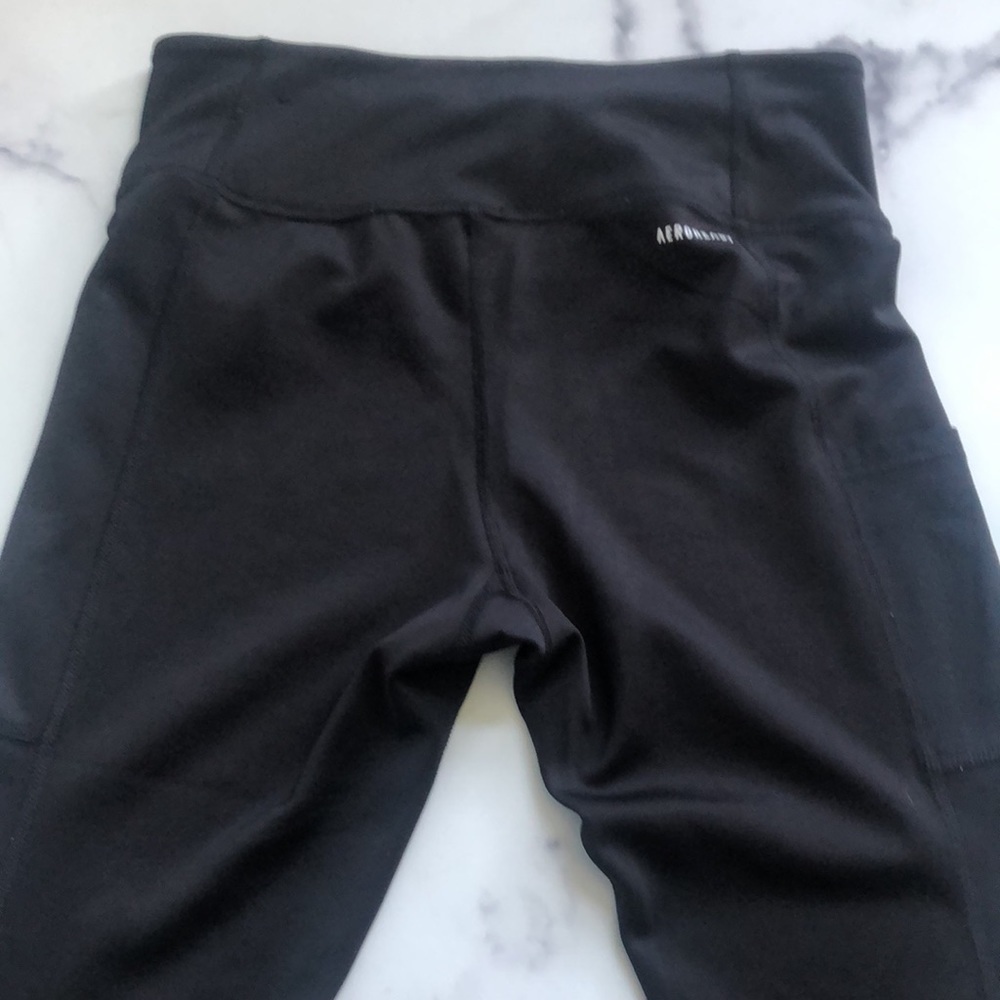 Adidas Aeroready Primegreen Leggings Black Size Medium - Picture 6 of 13